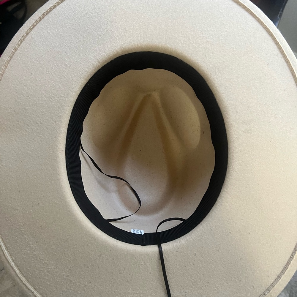Felt Panama Rancher Hat in Ivory/Cream NWT - Picture 5 of 9
